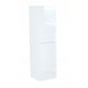 BATHROOM POST, FRONT HANGING, WHITE GLOSSY 100x30x30cm DELIVERY COMPLETE