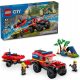  60412 4X4 FIRE TRUCK WITH RESCUE BOAT