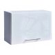 Hanging bathroom cabinet with flap, glossy 60