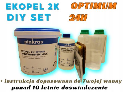 Epoxy paint for concrete and metal PINKRAS 3 l White glossy