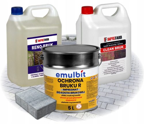 KIT FOR CLEANING AND IMPREGNATION OF PAVING STONES WET CUBE 50m2