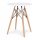  ModernHome table living room furniture round 60 x 60 x 75.5 cm white