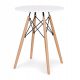  ModernHome table living room furniture round 60 x 60 x 75.5 cm white
