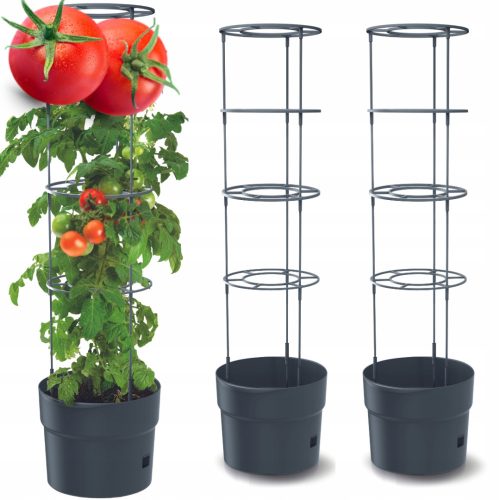  Flowerpot DTU24 29.4 cm x 29.4 x 115 cm Diameter 29.4 cm Plastic Anthracite