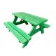 Children's table with bench wood Outlet 12 m +