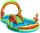 PLAYGROUND, INFLATABLE POOL WITH SLIDE + BALLS