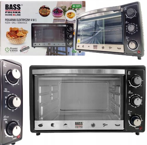  BASS POLSKA 10371 Minibackofen 27 l black