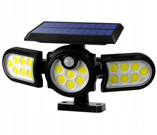  Street lamp POWERFUL SOLAR LED OUTDOOR STREET LAMP 3in1 148 W 6000 lm solar powered