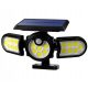  Street lamp POWERFUL SOLAR LED OUTDOOR STREET LAMP 3in1 148 W 6000 lm solar powered