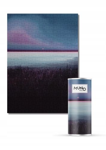  Muno Puzzle 500 pcs "Blue Hour" by Joanna Osińska decorative tube