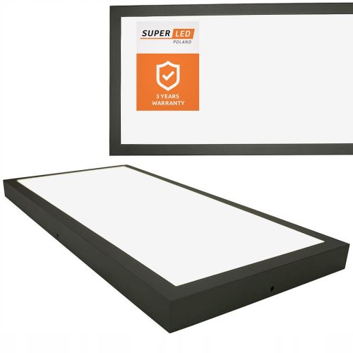 LED Ceiling Panel 36W Surface-mounted Ceiling 60 x 30cm CCD PREMIUM BLACK