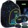  Astra multi-compartment school backpack, black, multi-coloured, 20 l + 2 more products