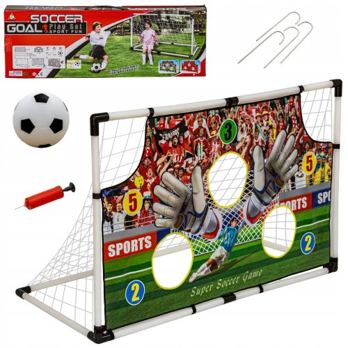 Football SET Football goal game for points Pump-Needle-Ball