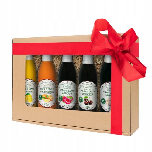  FOUR SEASONS gift set: raspberry, orange, lemon, ginger