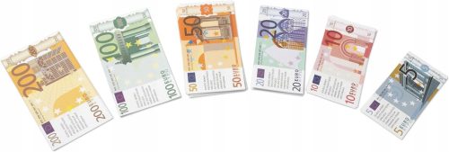  Learning the value of euro banknotes (pack LSP1800-EUR) from Learning Resources