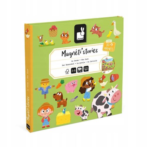  Magneti'stories 3+ Farm Magnetic Puzzle JANOD