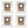  Synthetic vacuum cleaner bags L10s/L20/L10 Ultra 4 pcs.