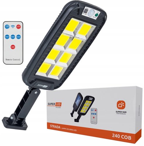  SuperLED street light 60 W 400 lm, solar powered