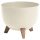  Flowerpot Grando, 23 cm x 23 x 20 cm, diameter 23 cm, plastic in brown and beige tones