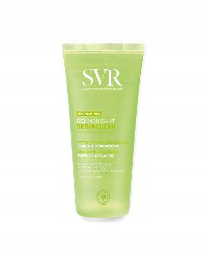 SVR Sebiaclear Gel Moussant for Oily and Acne-Prone Skin, 200 ml