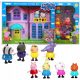  PEPPA PIG FAMILY HOUSE SET AKC FIGURES.