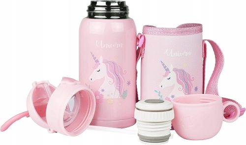  UNICORN THERMOS BOTTLE IN CASE WITH HANDLE 500 ML