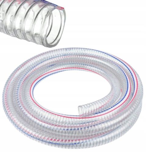  SUCTION HOSE, MOTOR SUCTION PUMP, 1 inch 25 mm, TRANSPARENT