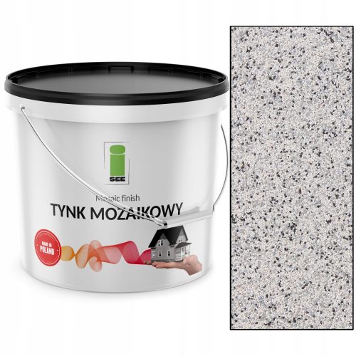 PREMIUM DECORATIVE MOSAIC PLASTER 12.5 kg LIGHT GREY