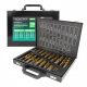 Drill bits for metal and wood 170-piece, case set