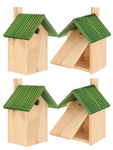  Birdhouse Nesting House for Tits – Set of 4