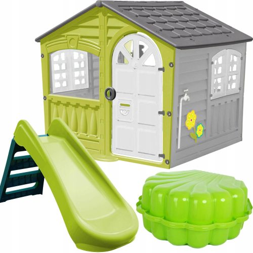 LARGE GARDEN HOUSE FOR CHILDREN, hinged XXL PalPlay shutters