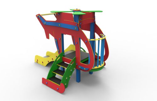 PLAYSET - HELICOPTER WITH SLIDE Playground