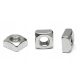 STAINLESS STEEL SQUARE NUT M8 100 PIECES DIN 557