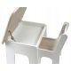  KidsMebel K2 table and chair, white and blue