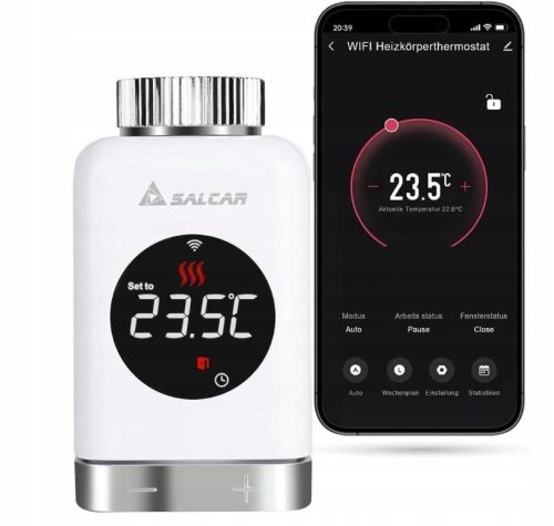 SALCAR TRV801W PRO HEATING THERMOSTAT SMART WIFI LCD DISPLAY