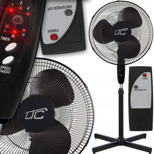  Ventilateur sur pied LTC WT06 noir