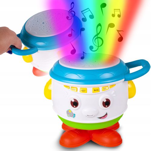  INTERACTIVE MUSICAL ROTARY DRUM FOR CHILDREN