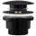  KLIK-KLAK Universal Wash Basin Plug Black Metallic - REA