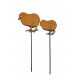  Chick Easter Decoration Garden Decoration A-Board Corten Effect