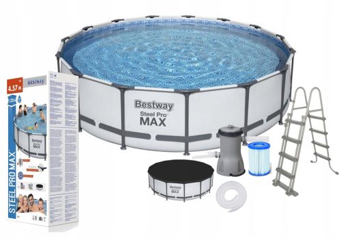 Bestway rectangular frame pool 457 x 457 cm