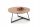  Halmar Karida round coffee table 80 x 80 x 41 cm black, natural oak