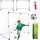 TRAINING FOOTBALL GOAL FOR CHILDREN 2IN1 143 X 110 X 70CM