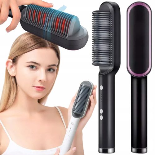  Beauty-style straightening brush for curly hair