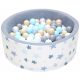  Dry pool with balls 200 pieces for children with balls 80x30 WELOX