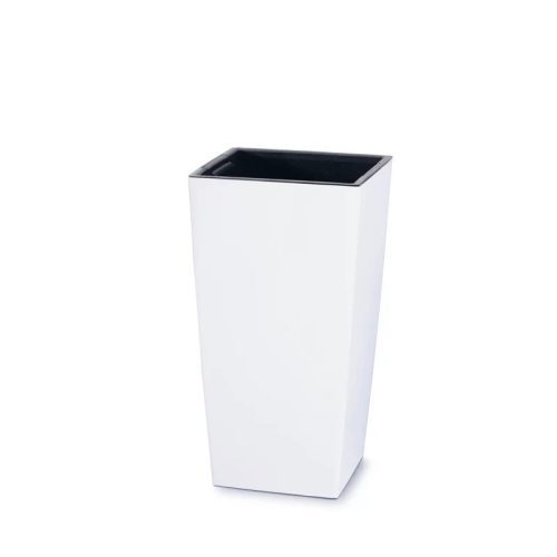  Prosperplast flowerpot 22 cm x 22 x 42 cm diameter 22 cm plastic white