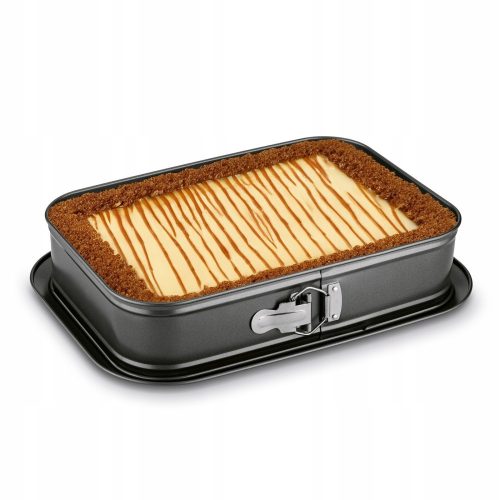 Rectangular cake pan Tadar, black, 39.5 x 28 x 8.5 cm