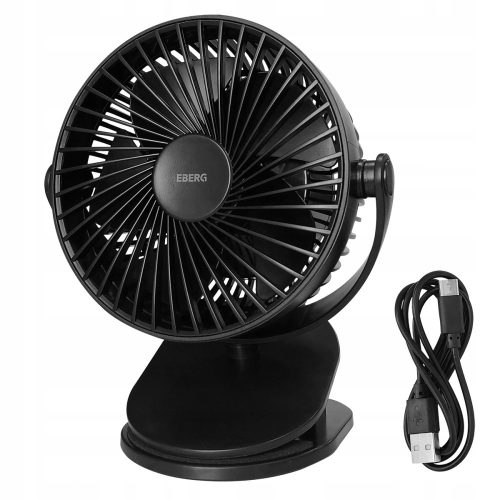  EBERG TIK Noir ventilateur de table noir