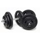  AbarQs 2x 20 kg adjustable cast iron dumbbells