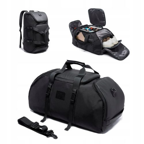  SPORTS BAG training with BACKPACK function 2in1 with shoe compartment – 40L