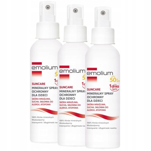 Emolium SunCare Mineral Spray SPF 50+ for Kids and Adults, 100ml